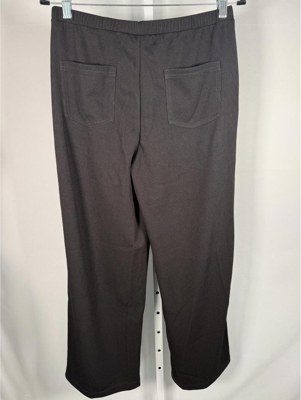 NWT Halara Black Drawstring Work Pants w/ Back Pockets Women's Size M - Picture 3 of 7